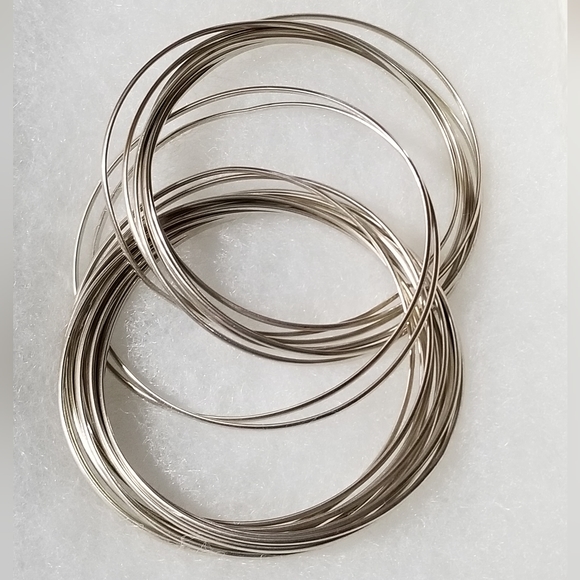 Silpada Sterling Silver 21-Bangle Bracelet - Picture 4 of 9